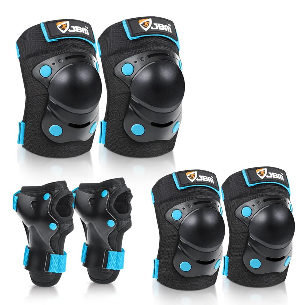 Kid Elbow Knee Wrist Gear Guard Helmet Safety Protectors Pads Set Skate 3 Colors 