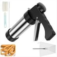 thumbnail image 2 of Churrera Churro Maker Machine Stainless Steel Churro Maker Kit with 3 Different Tips Piping Nozzle Hollow, 2 of 6