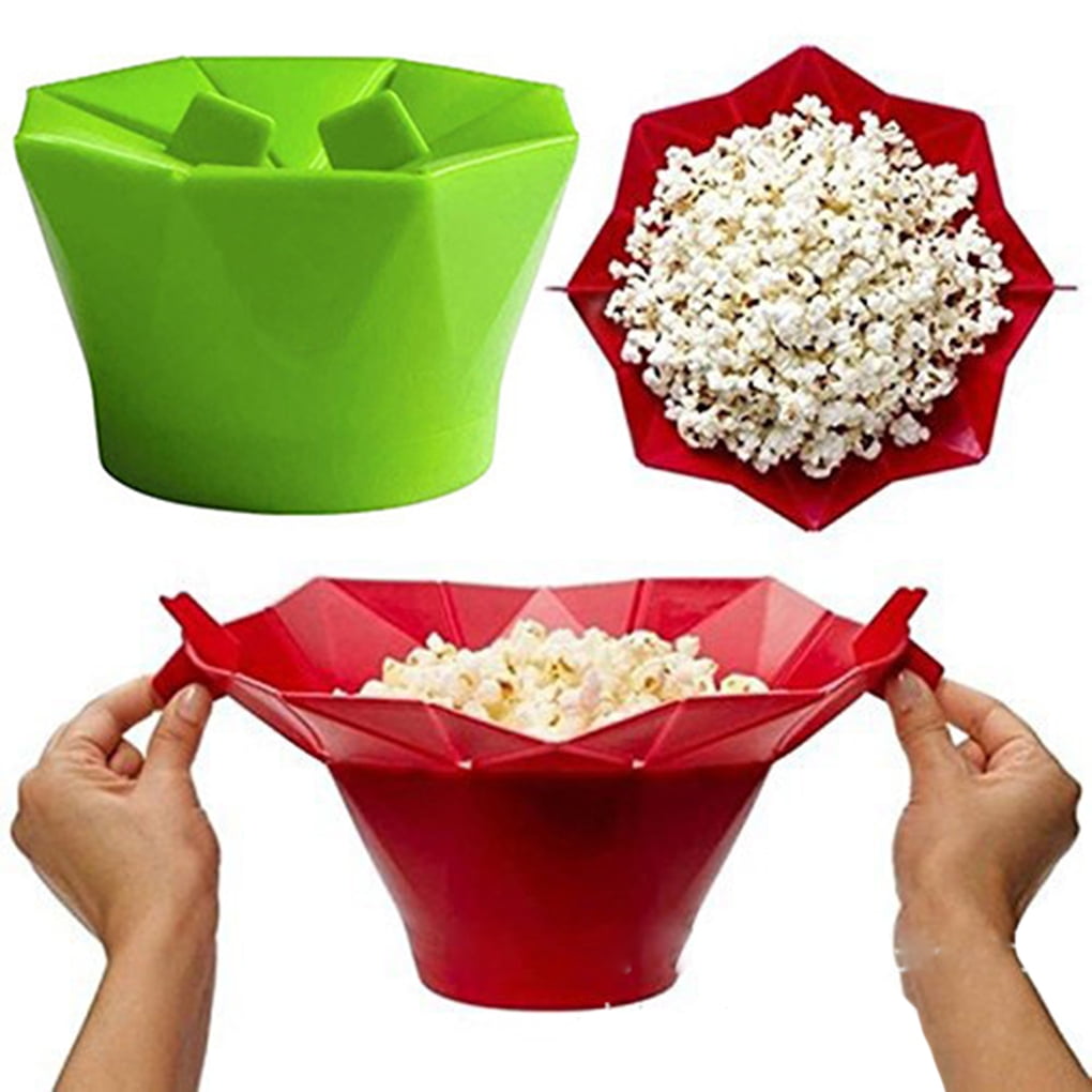 Silicone Microwave Popcorn Maker Popcorn Popper Homemade Delicious
