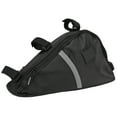 thumbnail image 1 of Oxford Cloth Triangle Saddle Frame Pouch, Large Capacity Convenient Bike Bag Multi Point Hook and Loop Straps  for Cycling Black,Grey, 1 of 7