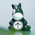 thumbnail image 4 of Figura de poni nórdico, estatua de caballo, artesanía Feng Shui para coche, oficina y hogar. Verde oscuro, 4 of 9