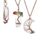 thumbnail image 5 of Sonducket 3 Pieces Moon Necklace Adjustable Dainty Gemstones Pendant Accessories Tree Wire Ring Women of Jewelry Life Wrap for Daily Wear Type1 NO1 Sonducket CBP220161, 5 of 6