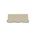 thumbnail image 1 of Feltree Double-Seater Replacement Seat Cover for Garden Swings, Durable 190T Polyester Cushion Protector with Anti-Slip Hook & Loop Design, 1 of 8