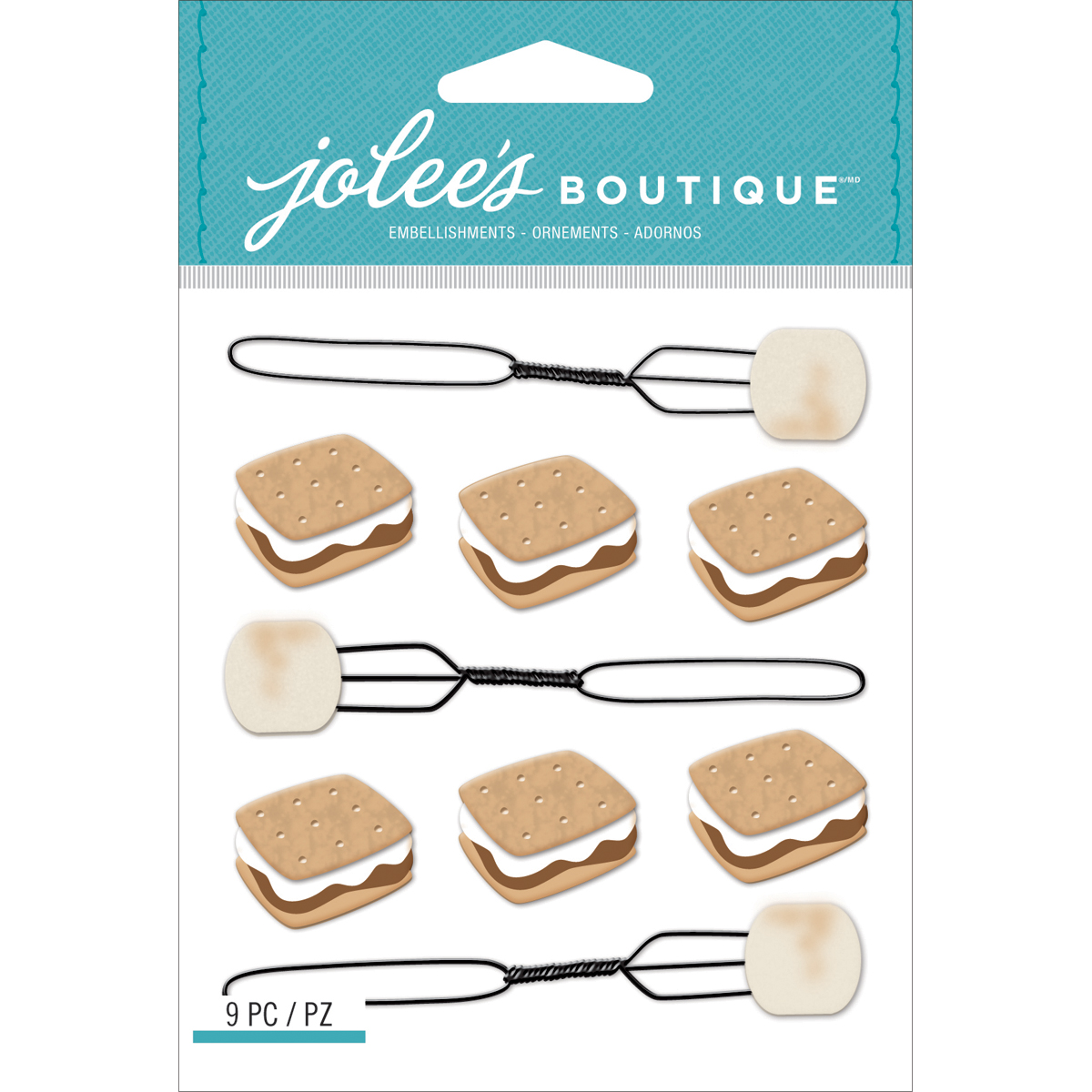 Jolee's Mini Repeats Stickers, S'mores