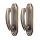 thumbnail image 2 of 2 piezas sujetadores para cortina Baoblaze soporte perchas bronce Titular de borlas, 2 of 8
