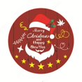 thumbnail image 2 of Adorno Navideño Colgante de Madera, Multicolor, 15X15Cm | Letrero Festivo para Puerta o Pared - 230G - 1 Unidad, 2 of 6