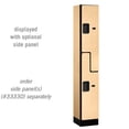 thumbnail image 4 of Salsbury 37165MAP Designer Wood Locker - Double Tier 'S' Style - 1 Wide - 6 Feet High - 15 Inches Deep - Maple, 4 of 4