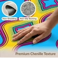 thumbnail image 6 of ODIKA Aesthetic Cartoon Retro Blocks Graphic Bold Outline Funky Refined for Home Office, Gaming Room, Under Desk, Non-Slip Chair-Friendly, 6 of 7