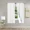 White, variant on Gorgeous Home Linen 2PC White Solid Matte Color Window Lined Panel Curtain Rod Pocket 37" Width X 63" Length (each) Panel