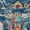Navy, variant on Luxee Designs Alexandria Bordered Pattern 5x7 Area Rug for Living Room Indoor Boho Rugs - Navy