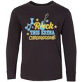 thumbnail image 3 of Inktastic I Rock This Extra Chromosome Down Syndrome Awareness Long Sleeve Youth T-Shirt, 3 of 5