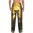 thumbnail image 6 of Cauagu Tree Meditating Raccoon Mens Pajama Pants Sleep & Lounge Pants,PJ Bottoms with Pockets-XX-Large, 6 of 7