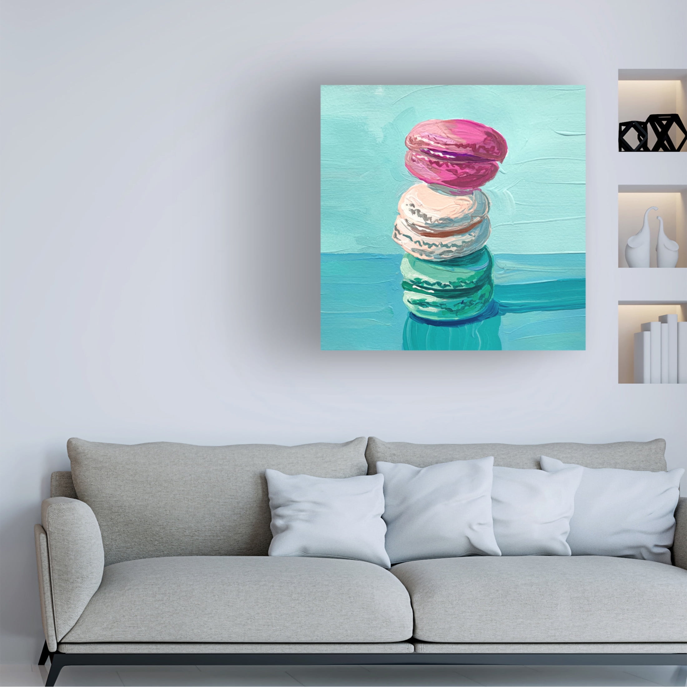 Trademark Fine Art Key and Sea Macarons Canvas Wall Art