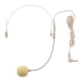 thumbnail image 1 of Paquete de 2 a 10 Auriculares con Cable Y Gancho para La Oreja Doble, Micrófono Tipo Diadema, Color Beige, 3,5 Mm, Derecho 4 piezas Sunnimix Micrófono de auriculares de 3 pines, 1 of 8