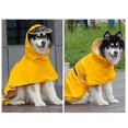 thumbnail image 3 of Pet Large Dog Raincoat Outdoor Waterproof Clothes Hooded Jumpsuit Cloak For Small Big Dogs Overalls, 3 of 4