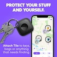 thumbnail image 2 of czcpp-by Life360 Mate Traqueur Bluetooth, Localisateur de Clés, Sacs et Plus. Localisateur de Téléphone. Compatible iOS et Android. Lot de 1 (Noir), 2 of 4