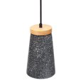 thumbnail image 4 of  Concrete Ceiling Light Shade Wood Modern Loft Room Bar LED Pendant Lamp Fixtures, 4 of 7