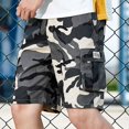 thumbnail image 3 of RWJDXD RWJDXD Plus Size Shorts 8XL Summer Cargo Shorts For Men 2024 Fashion Clothing Drawstring Casual Shorts With Multi Pockets, 3 of 5
