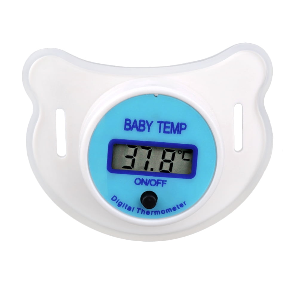 Soft Infant Baby Kid Nipple Lcd Digital Mouth Pacifier Thermometer Children Health Safety Care