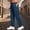 🔥 Blue, variant on Sentmoon Men's Cargo Pants Workout Pants for Men Men Casual Solid Multiple Pockets Outdoor Straight Type Fitness Pants Cargo Pants Trousers for Office Casual and Business Casual Green L