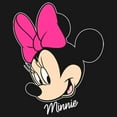 thumbnail image 2 of Girl's Mickey & Friends Minnie Mouse Portrait  Graphic Tee Black X Small, 2 of 4