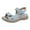 Light Blue, variant on Stylish Women's Sandals for Summer Comfortable Beach Footwear with Strap Design Ideal for Casual Outings and Relaxation
