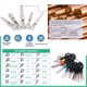 thumbnail image 3 of 1510 Piezas Kit de Conector de Clavijas de Terminal de Cable Eléctrico para Automóvil 1/1,5/1,8/2,2/2,8/3,5 mm 21 Tipos Terminal de Clavijas de Conector Automático, 3 of 6