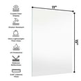 thumbnail image 3 of 11x15 Non-Glare Acrylic Frame-Grade Acrylic Replacement for 10x12 Picture Frame UV & Shatter-Resistant Acrylic Cover Sheet, 3 of 5