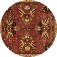 thumbnail image 1 of Ahgly Company Indoor Round Animal Brown Traditional Area Rugs, 8' Round, 1 of 4