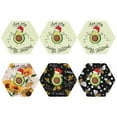 thumbnail image 2 of Bingfone Vintage Avocado Merry Christmas Leather Drinks Coasters With Set Of 6,Suitable For Home Kitchen,Coffee Cup Coasters Home Gift, 2 of 9