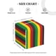 thumbnail image 4 of Balery Music Colors 1 Porta Pañuelos de Cuero con Estampado – Funda Moderna Cuadrada para Caja de Pañuelos, Dispensador 5x5x5'', 4 of 7