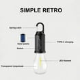 thumbnail image 3 of Lámpara solar LED de camping con gancho, carga USB, luz impermeable para tienda de campaña (Esférica), 3 of 7