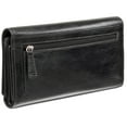 thumbnail image 2 of Mancini Ladies’ RFID Secure Trifold Checkbook Wallet, 2 of 7