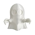 thumbnail image 2 of Dserhfy Halloween Mini Ghost Cover Cap for Trailer Coupling Glow-in-The-Dark Car Trailer Hitch Ball Cover for Towing Truck RV Accessories, 2 of 4