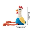 thumbnail image 3 of Interactive Sound Rooster Tug Of War Pull Out Rope for Dogs - Pet Supplies for Indoor and Outdoor, 3 of 4