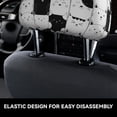 thumbnail image 4 of Kdxio Doodle Cute Cat Pattern Print 2 Piece Car Head Rest Covers Set Auto Front/Rear Seats Headrest Cover Universal Fit Most Cars,Sedan, SUV, 4 of 9