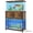 Brown, variant on UVANIOHOM 20-29 Gallon Fish Tank Stand with Power Outlets, LED RGB Lights, 330LBS Capacity & Storage Cabinet, Brown