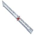 thumbnail image 3 of Aluminum Quilting Ruler, Safe Wear-resistant Sliding Gauge Practical Convenient  For Positioning For DIY Craft For Measurement For Household Silver,Blue, 3 of 8