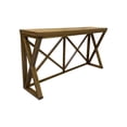 thumbnail image 4 of Contemporary Home Living Flip Top Rectangular Bar Table - 70.75" - Brown, 4 of 4