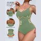 thumbnail image 5 of Karight Women's Spaghetti Strap Shapewear Bodysuit Tummy Control Body Shaper Seamless Waist Trainer Body Suit, 5 of 5