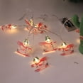 thumbnail image 2 of Room Christmas Battery LED Snowman Light String, 2 of 4