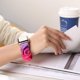 thumbnail image 4 of Compatible con correa de Apple Watch, anillo para el pelo, pulsera de tela estampada con patrón suave, pulsera para mujer, bandas elásticas para IWatch, 4 of 8