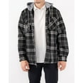 thumbnail image 2 of Visive By Walnut Creek Mens Flannel Jacket For Men Zip Up Hooded Fleece, 2 of 9