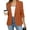 Orange, variant on Vinsonshop Womens Casual Blazers Long Sleeve Lapel Button Slim Work Office Blazer Jacket Beige L