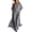 Navy, variant on Off the Shoulder Maxi Dresses for Women Elegant Striped Print Sundresses with Pockets Trendy Puff Flowy Boho Dresses Outdoor Travel Summer Beach Dresses