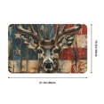 thumbnail image 2 of Bathroom Rugs Non Slip Washable - American Flag Deer Art Kitchen Mats for Floor, Area Rugs for Entryway Rugs Indoor, Laundry Bathroom Room Door Rug with Rubber Backing 20x31.5in, 2 of 8