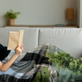 thumbnail image 3 of United States Soft Flannel Fleece Blanket, Downtown Chicago Illinois Finance Business Center Lake Michigan Avenue Bridge, Cozy Plush for Indoor and Outdoor Use, 50" x 60", Multicolor, by Ambesonne, 3 of 5