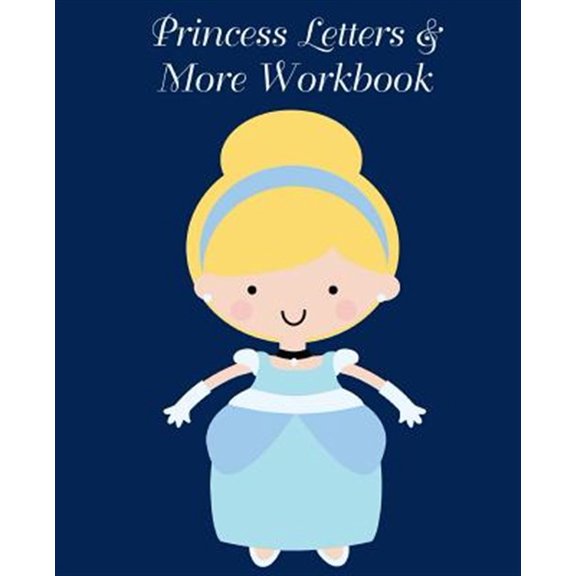 Pre-Owned Princess Letters & More Workbook: Tracing letters and numbers workbook with activities (White Princess) (Paperback)