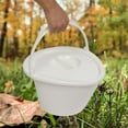 thumbnail image 5 of Indoor Outdoor  Portable Toilet with Non-slip Mat Brown Lightweight & Compact for Camping, Boat, Van, Emergency Use, 5 of 9
