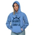 thumbnail image 4 of I Like Big Boats and I Cannot Lie Unisex Plus Fleece Graphic Hoodie Brisco Brands 4X, 4 of 5